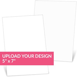 Upload Your Design - 5 x 7 Birth Announcement