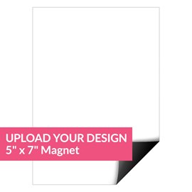 Upload Your Design - 5 x 7 Birth Announcement Magnet
