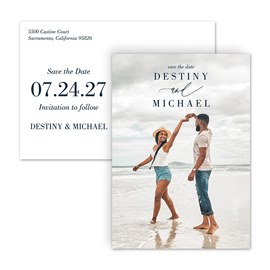 Top Names - Save the Date Postcard