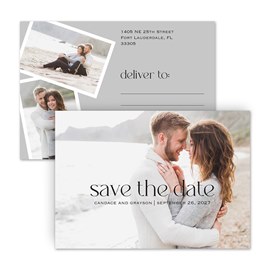 Bold Statement - Save the Date Postcard