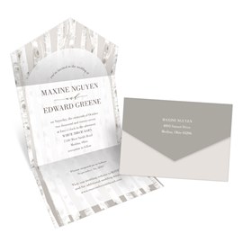 Birch Trees - Seal and Send Invitation