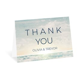 Sunset Horizon - Thank You Card