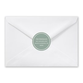 Round Frame - Address Label
