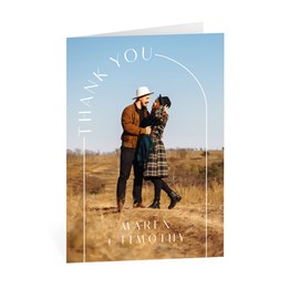 Curved Frame - Thank You Card