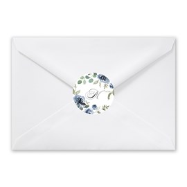 Blue Roses - Envelope Seals