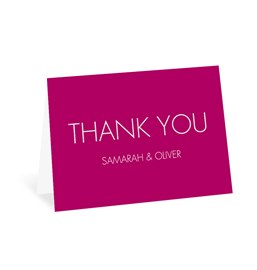 Bold Colors - Thank You Card