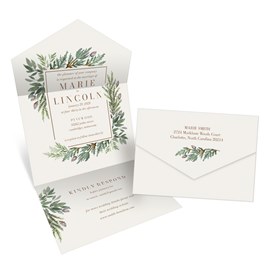 Winter Frame - Seal and Send Invitation