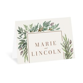 Winter Frame - Thank You Card