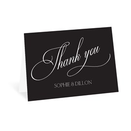 Calligraphy Script - Thank You Card