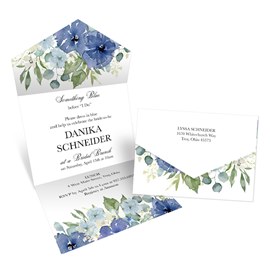 Something Blue - Bridal Shower Seal and Send