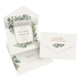 Winter Frame - Bridal Shower Seal and Send