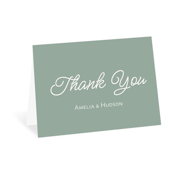 thank you card with customizable text area