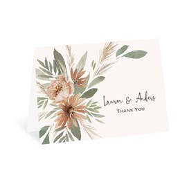 Boho Blooms - Thank You Card