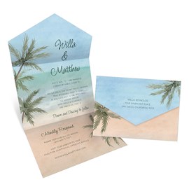 Tropical Paradise - Seal and Send Invitation