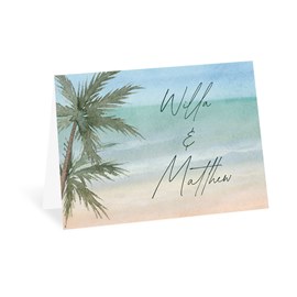 Tropical Paradise - Thank You Card