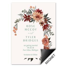 Autumn Blooms - Save the Date Magnets