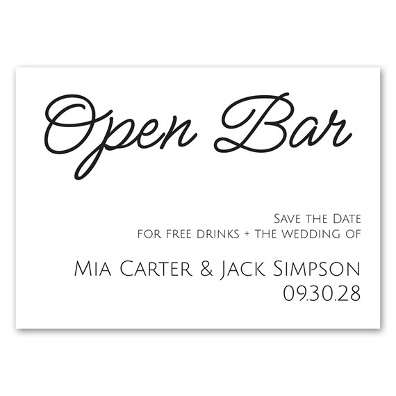 save the date magnet with photo placeholder and elegant text