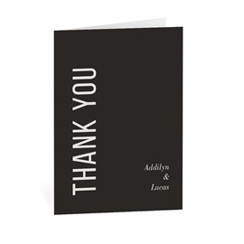 Side Type - Thank You Card