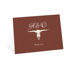 Western Vibe - Thank You Card