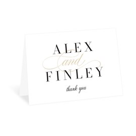 Happy Couple - Thank You Card