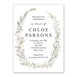 Wrapped in Wildflowers - Bridal Shower Invitations