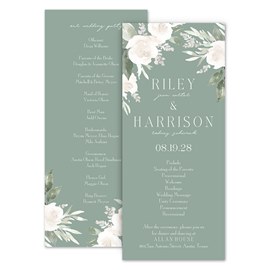 In Bloom - Wedding Program