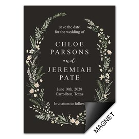 Wildflower Frame - Save the Date Magnet