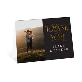 Golden Wedding - Thank You Card