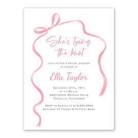Blushing Bride - Bridal Shower Invitations