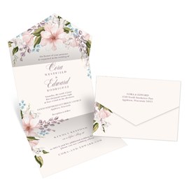 Pastel Garden - Seal and Send Invitation