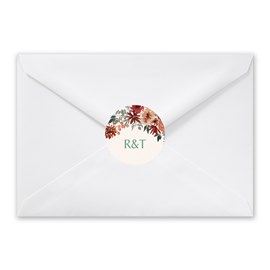 Autumn Blooms - Envelope Seals