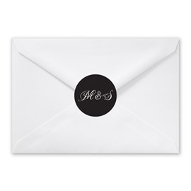 Sophisticated Initials - Envelope Seals