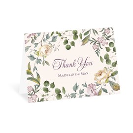 Blooming Border - Thank You Card