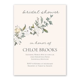 Vintage Botanical - Bridal Shower Invitations