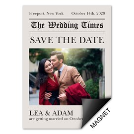 Big News - Save the Date Magnet