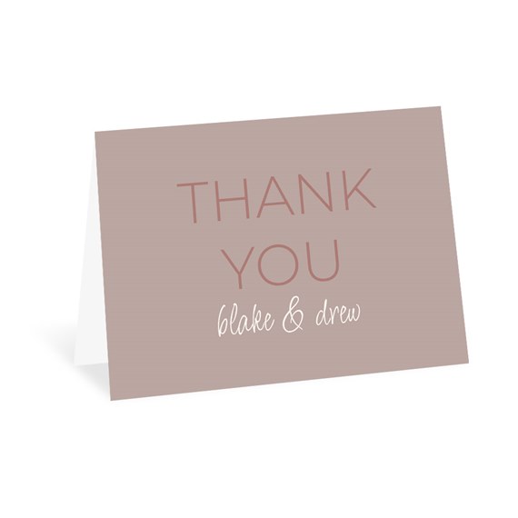 thank you card with customizable text area