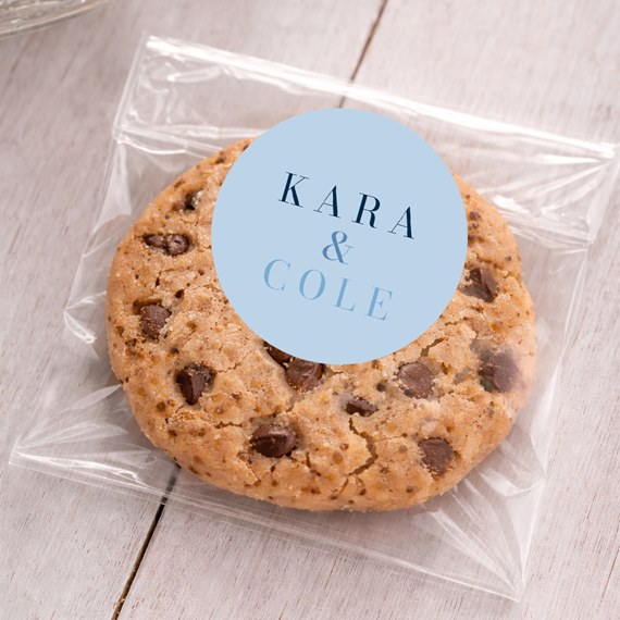 cookie with customizable text area