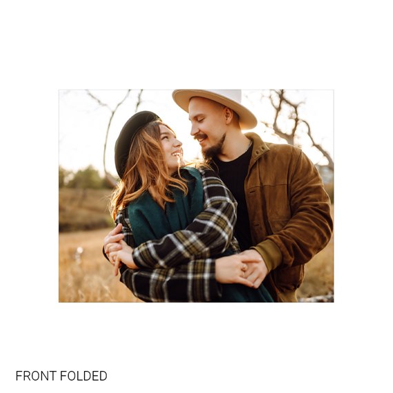 photo placeholder with customizable text area