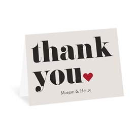 Our Story - Thank You Card