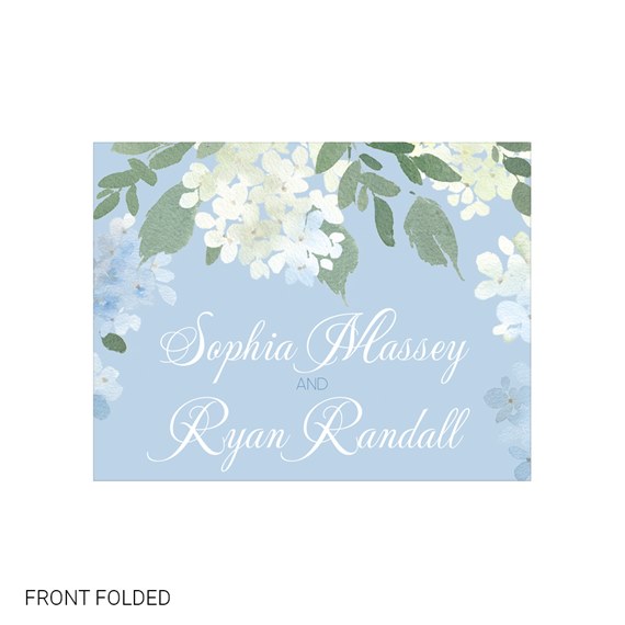 floral invitation with customizable text area