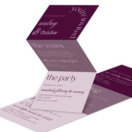 Corner Text - Invitation