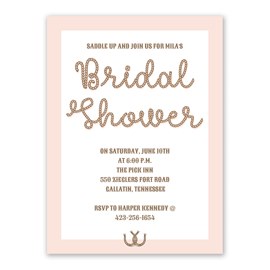 Lasso - Bridal Shower Invitations