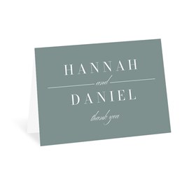 Type Layout - Thank You Card