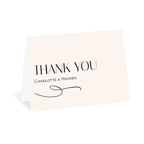 thank you card with customizable text area