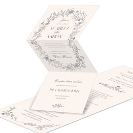 Framed in Floral - Wedding Invitation