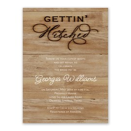 Western Wedding - Bridal Shower Invitations