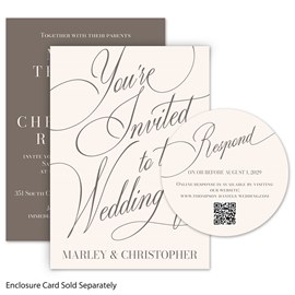 In Calligraphy - Wedding Invitations