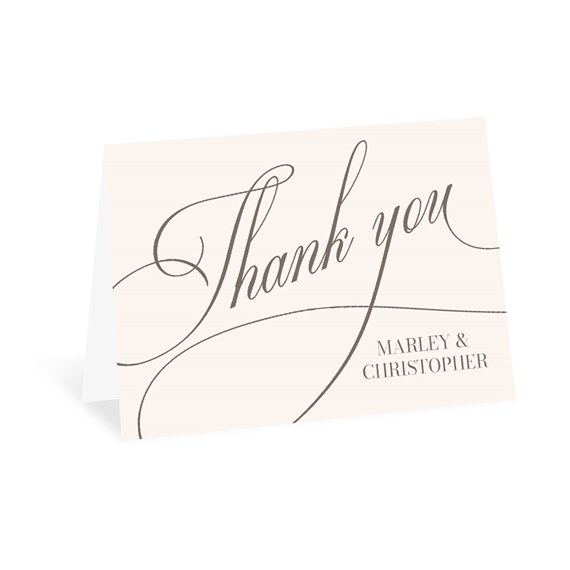 thank you card with customizable text area