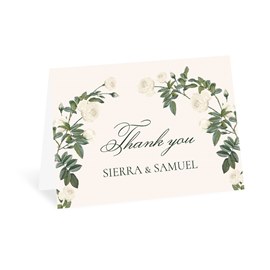 Rose Border - Thank You Card