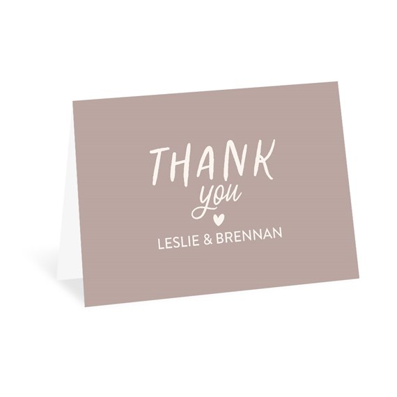 thank you card with customizable text area